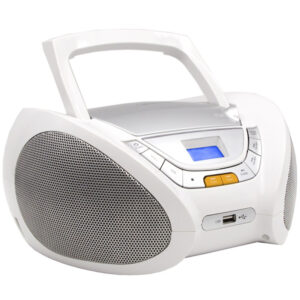 Reproductor CD Lauson CP443 Modern Combo CD/MP3 + Radio FM PLL Blanco