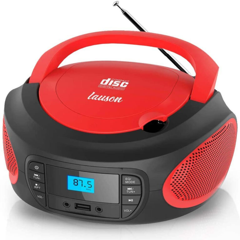 Reproductor CD Lauson LLB992 - Boombox Rojo/Negro Usado