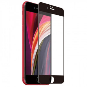 Protector de Pantalla Muvit Cristal Templado marco negro para iPhone 7/8/SE 2020