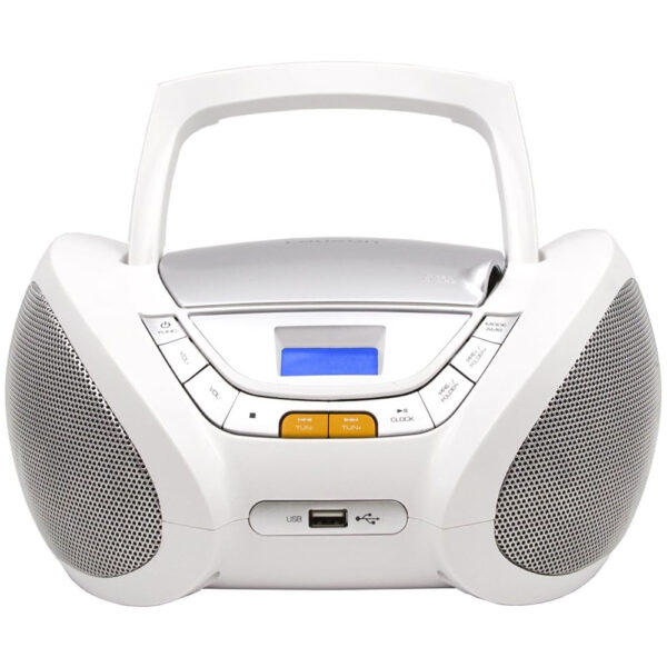 Reproductor CD Lauson CP743 Modern Combo CD/MP3 + Radio FM PLL Bluetooth Blanco - Imagen 2