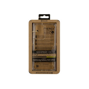 Funda Muvit for Change Shockproof 2m para Samsung Galaxy S22 Ultra transparente