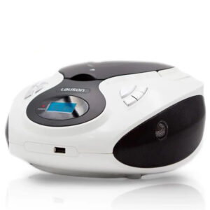 Reproductor CD Lauson MX13  - Boombox con USB y Radio Blanco