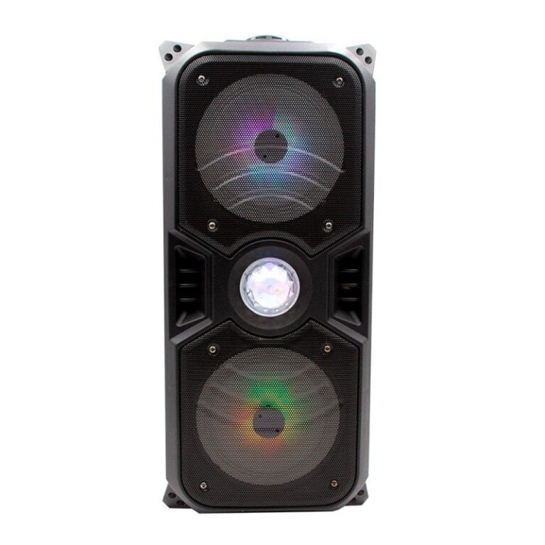 Altavoz Activo Portátil Lauson LLX33 con Luces y Efecto Disco Negro