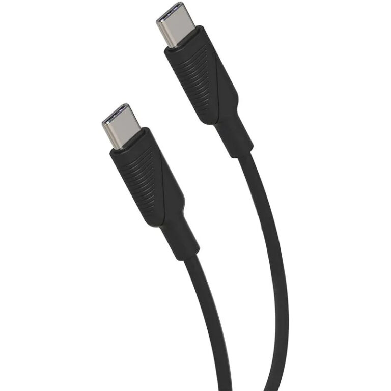 Cable Muvit for Change Tipo C a Tipo C 3A/60W 1,2m negro