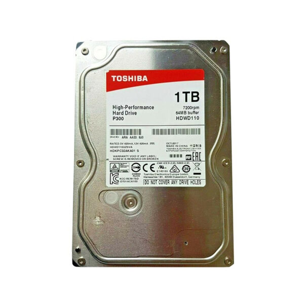 Disco Duro Toshiba HDKPC32AKA01 1TB 7200 RPM 3,5''