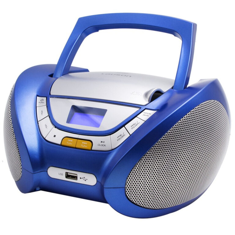 Reproductor CD Lauson CP446 Modern Combo CD/MP3 + Radio FM PLL Azul