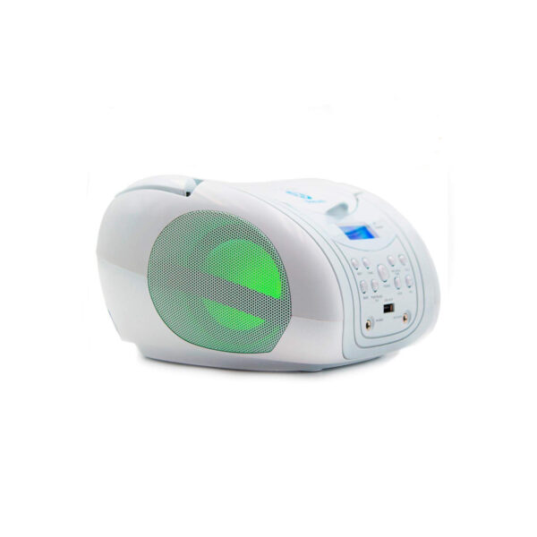 Reproductor CD Lauson CP756 - Boombox Blanco Usado **Sin embalaje original** - Imagen 4