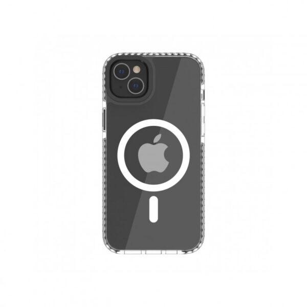 Funda Muvit Recycletek Magsafe Shockproof 3m Transp./Negra Apple iPhone 14 Plus - Imagen 2