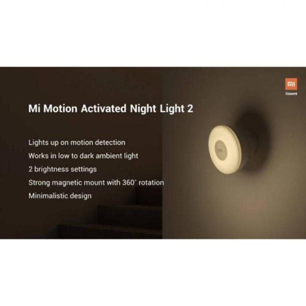 Xiaomi Mi Motion-Activated Night Light 2 Luz Inteligente 3 en 1 Blanca - Imagen 3