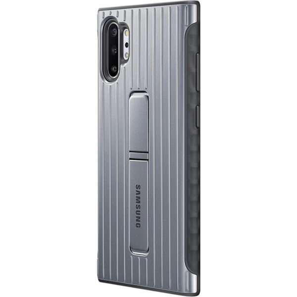 Funda original Samsung Protective Standing para Samsung Galaxy Note 10+ plata - Imagen 3