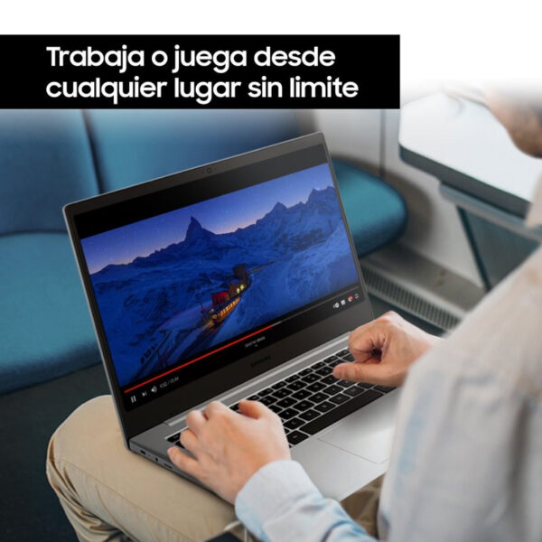 Portatil Samsung Galaxy Book Go Qualcomm Snapdragon 7c Gen 2/4GB/128GB/14'' Plata - Imagen 5