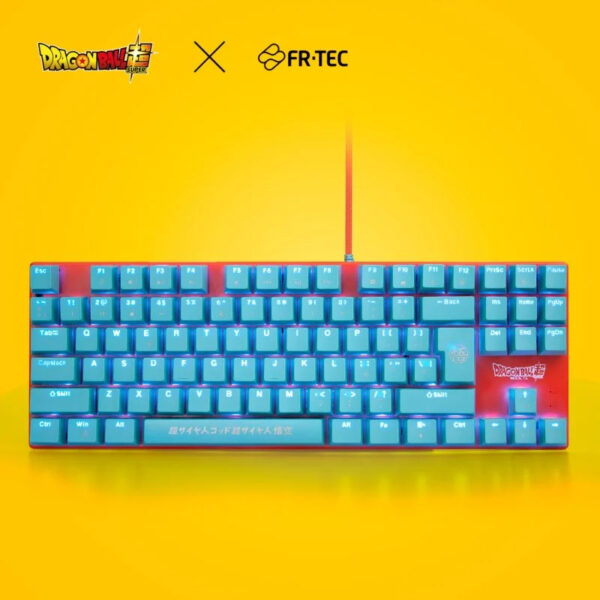 Teclado Mecánico Gaming FR-TEC Dragon Ball Super Keyboard GOKU TKL Switch Blue - Imagen 2