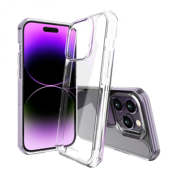 Funda Muvit for Change Shockproof 2m Transparente para Apple iPhone 14 Pro - Imagen 2