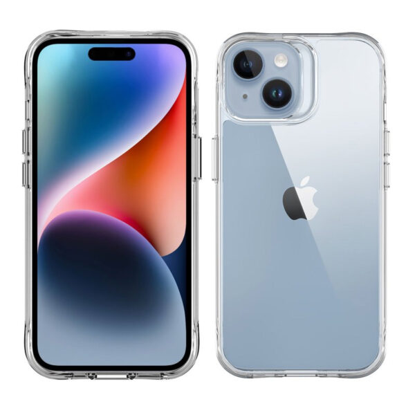 Funda Muvit for Change Shockproof 2m Transparente para Apple iPhone 15 Plus - Imagen 2