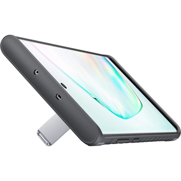 Funda original Samsung Protective Standing para Samsung Galaxy Note 10+ plata - Imagen 4