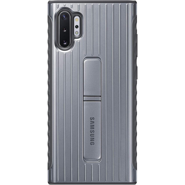 Funda original Samsung Protective Standing para Samsung Galaxy Note 10+ plata - Imagen 2