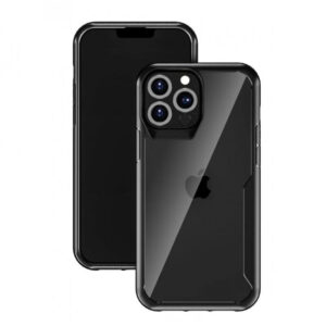 Funda Muvit for Change Shockproof 2m Transparente/Negra para Apple iPhone 13 Pro