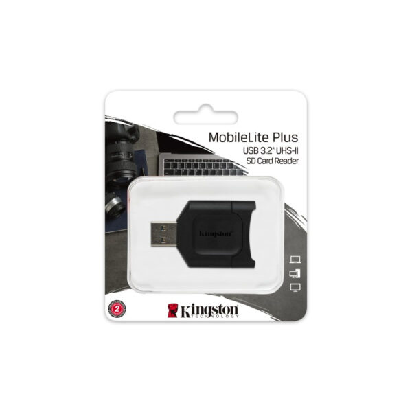 Kingston MobileLite Plus (MLP) Lector de tarjetas SD USB 3.1 SDHC/SDXC UHS-II - Imagen 3