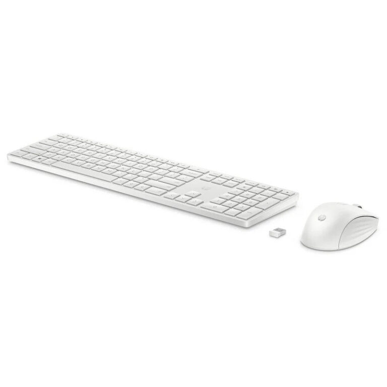 Combo HP 650 Wireless Teclado+Ratón 4R016AA blanco **No tiene la Ñ**