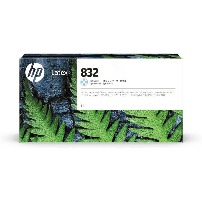 Cartucho de tinta de látex HP 832 optimizador de 1 litro color blanco