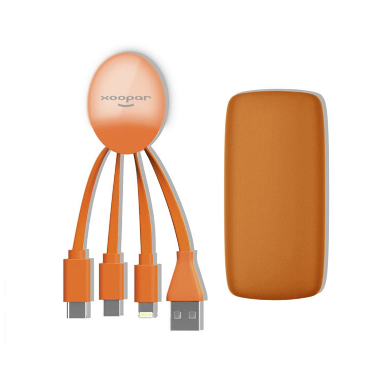 Batería portátil POWERBANK 5000 mAh+cable de carga compatible todos los móviles