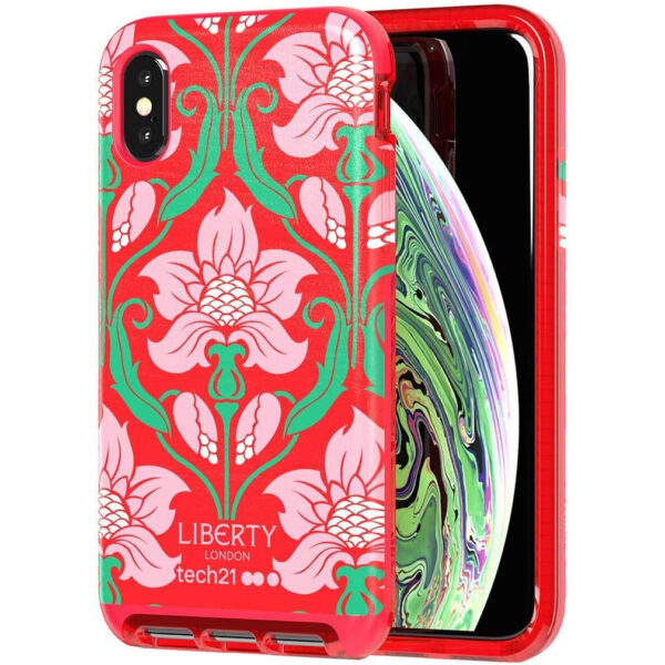 Funda Protectora Tech21 EVO Luxe Liberty Azelia Apple iPhone  X/iPhone XS roja