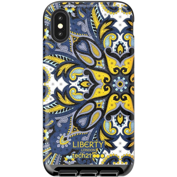 Funda Protectora Tech21 EVO Luxe Liberty Marham Apple iPhone X/iPhone XS Azul