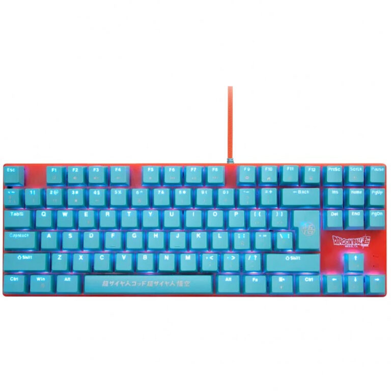Teclado Mecánico Gaming FR-TEC Dragon Ball Super Keyboard GOKU TKL Switch Blue**
