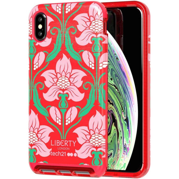 Funda Protectora Tech21 Luxe Liberty Azelia para Apple iPhone XS MAX - Rojo