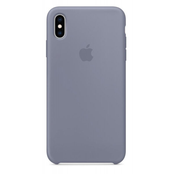 Funda Original Apple para Apple iPhone XS Max Silicona color gris lavanda