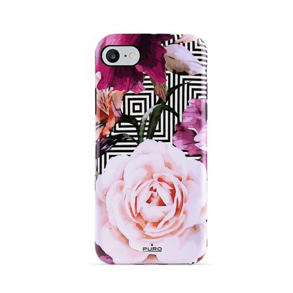 Funda Puro ‎IPC747CGEOFLO2BLK para Apple iPhone 6/6s/7/8 Glam Pink Peonies
