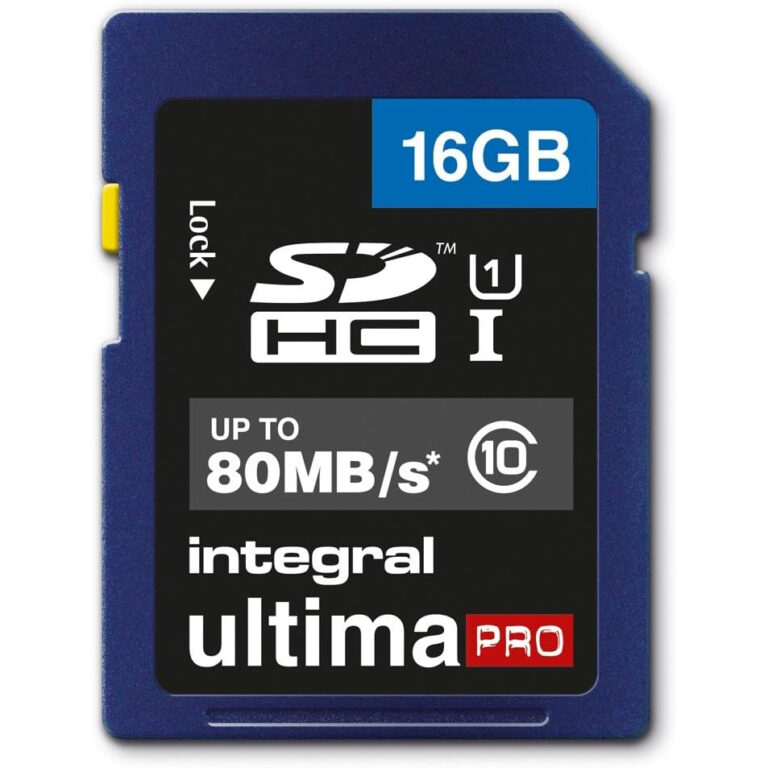 Tarjeta memoria Integral Memory microSDHC 16 GB INSDH16G10-80U1
