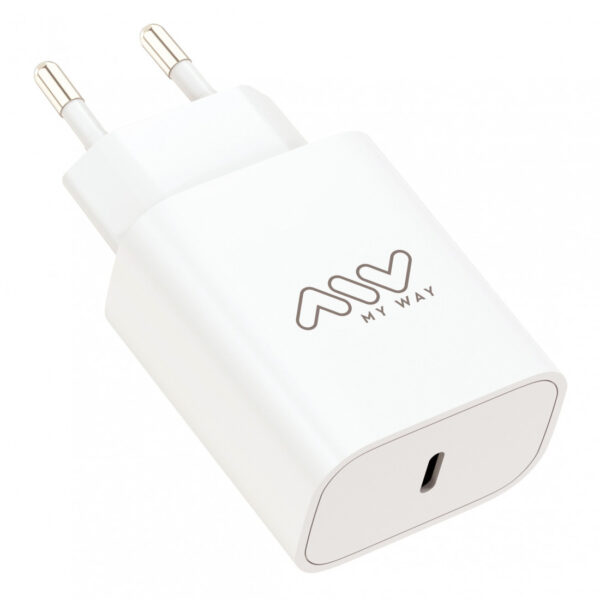 Cargador de Pared Myway Tipo C PD 25W blanco - Imagen 3