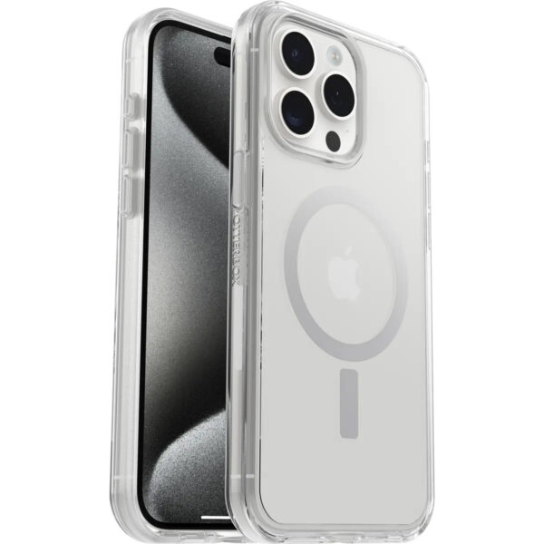 Funda Otterbox Symmetry Custodia Clear MagSafe Apple iPhone 15 Pro Max Usado - Imagen 4