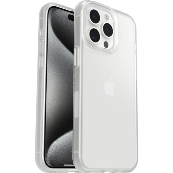 Funda OtterBox React Series para Apple iPhone 15 Pro Max Transparente Usado - Imagen 4