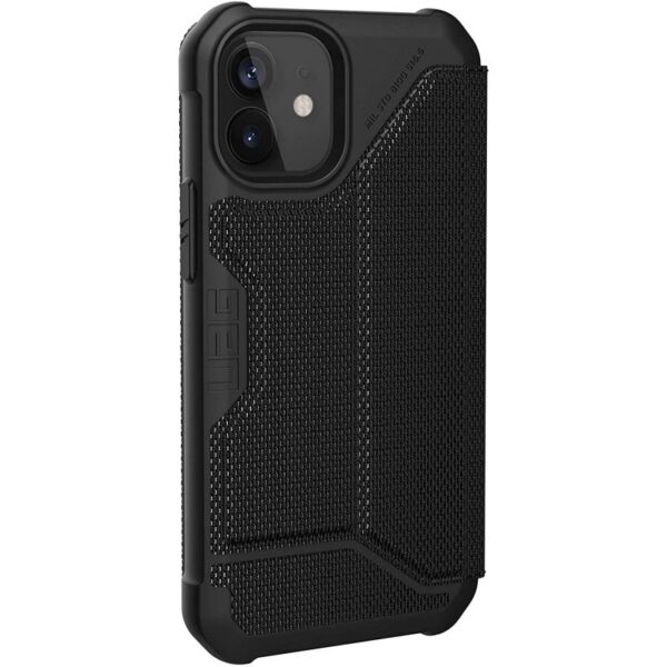 Funda Urban Armor Gear Metropolis-Folio Armotex para Apple iPhone 12 Mini negro - Imagen 2