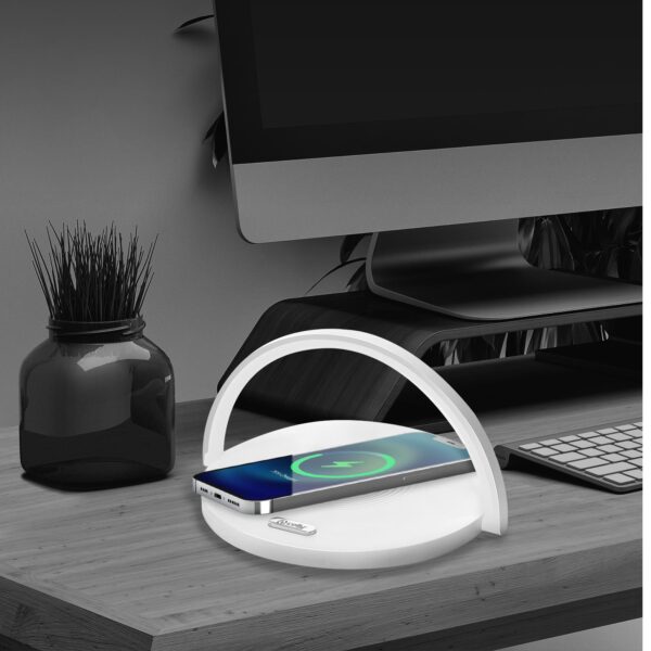 Cargador Inalámbrico Celly WLLIGHTCIRCLE Lámpara LED 15W - Imagen 3