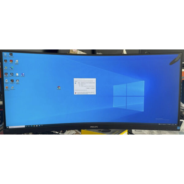 Monitor Philips B Line 345B1C/00 34'' LED WQHD 100Hz Curva Usado *Tiene un golpe*