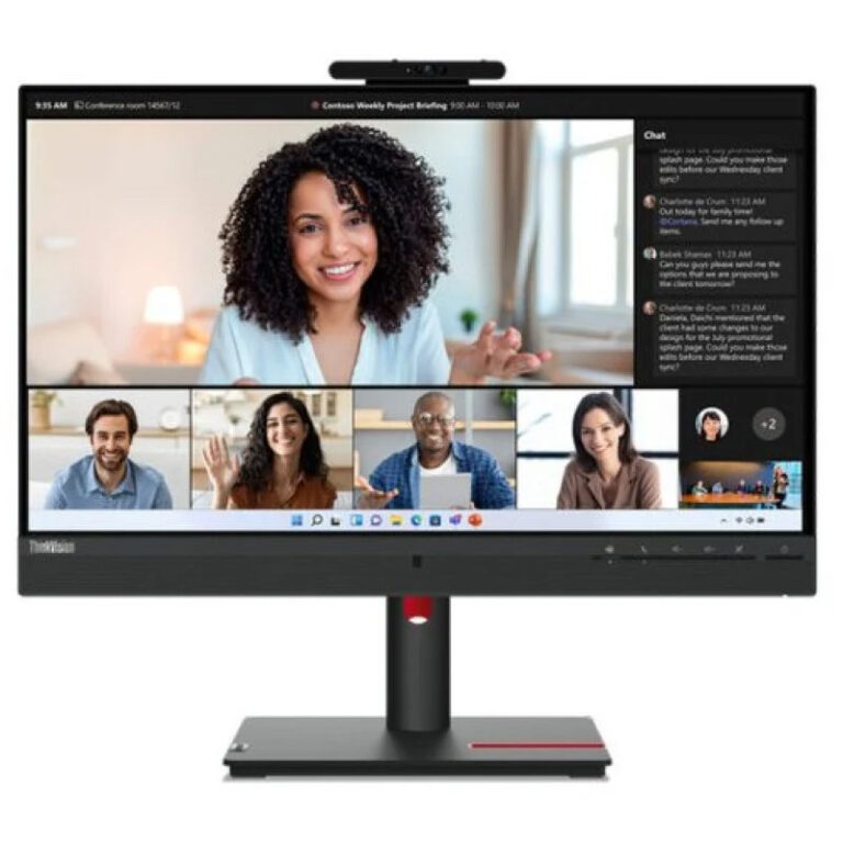 Monitor Lenovo ThinkVision T24mv-30 23.8'' LED IPS FullHD 75Hz Webcam USB-C