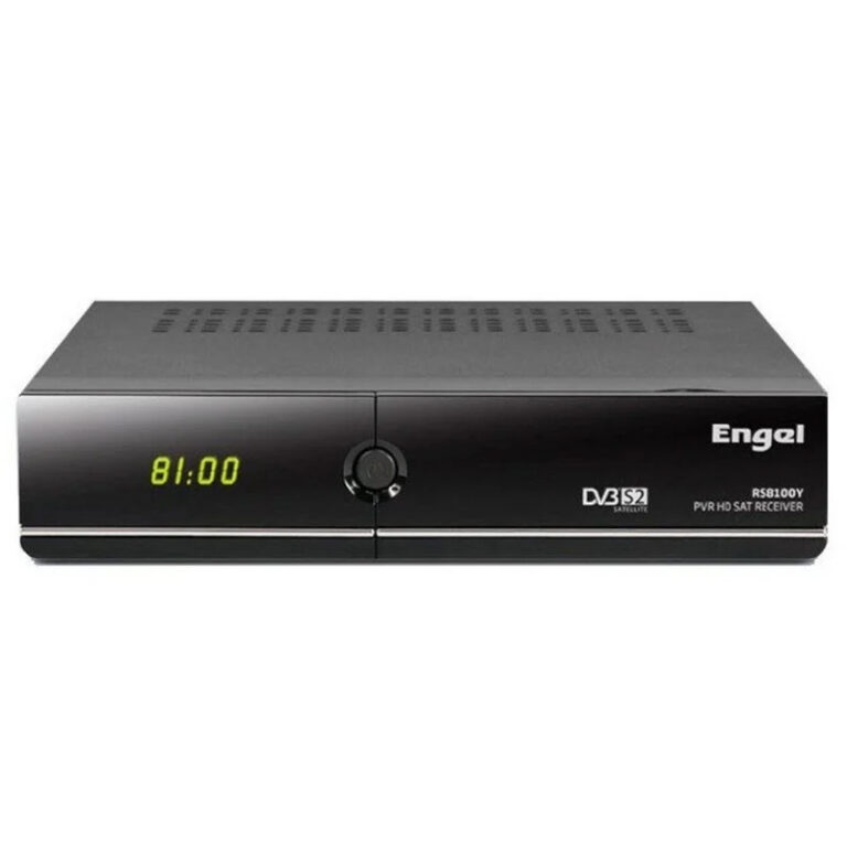 Receptor TV Satélite Engel RS8100Y negro