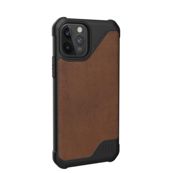 Funda Urban Armor Gear Metropolis LT Leather para Apple iPhone 12 Mini marrón - Imagen 2