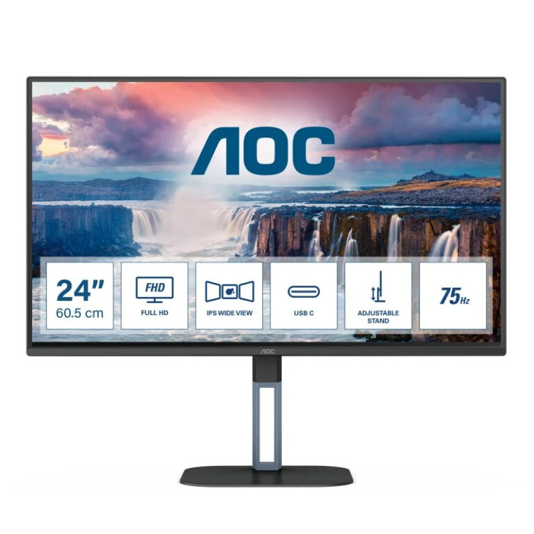 Monitor AOC 24V5C 23.8'' LED IPS FullHD 75Hz FreeSync USB-C