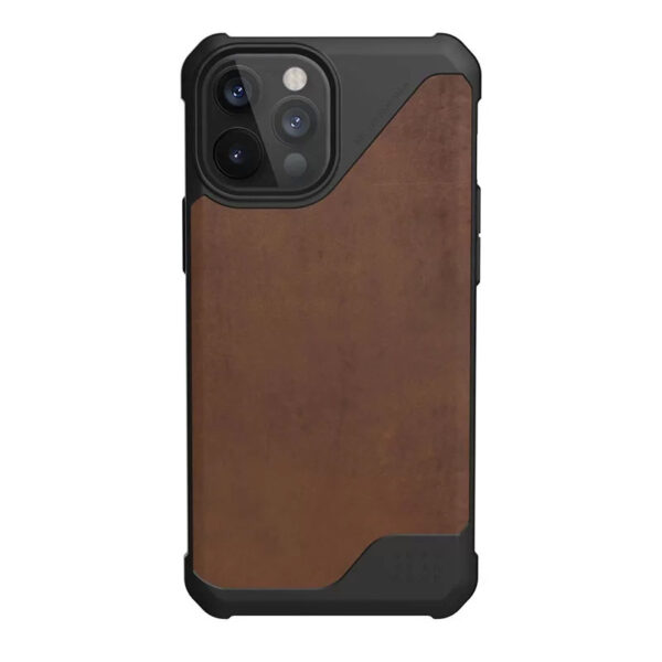 Funda Urban Armor Gear Metropolis LT Leather para Apple iPhone 12 Mini marrón