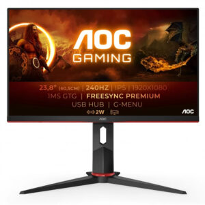 Monitor AOC G2 24G2ZU/BK 23.8'' LED IPS FullHD 240Hz G-Sync Compatible