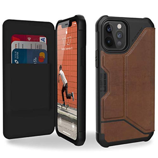 Funda Urban Armor Gear Metropolis-Folio Leather ARMR para Apple iPhone 12/12 Pro - Imagen 5