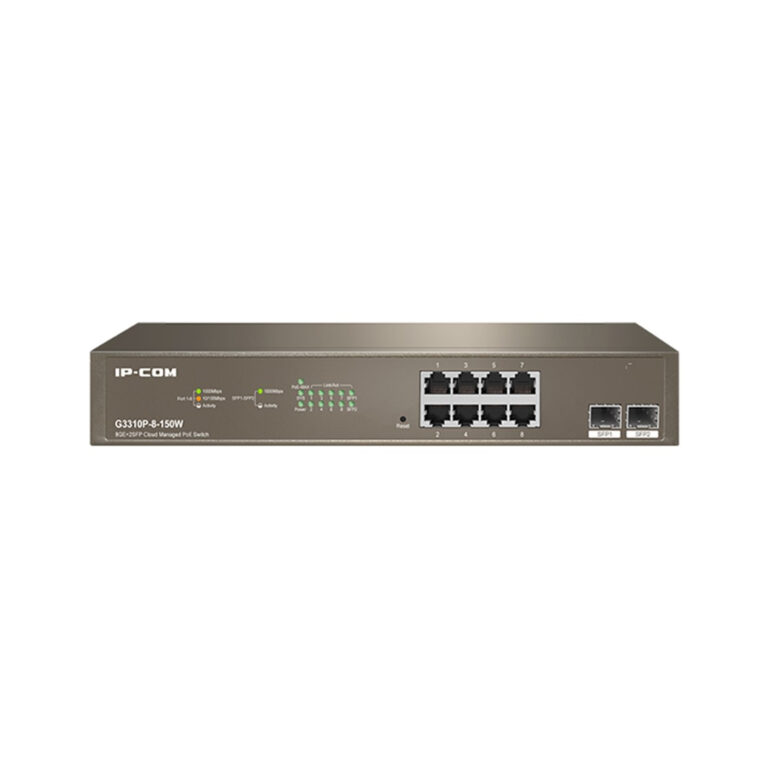 Switch 10 Puertos Ip-Com 8 Puertos Gigabit Ethernet Usado **Sin emb.original**