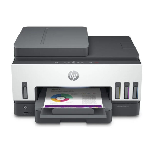 Impresora HP Multifunción Smart Tank 7605 Color WiFi Dúplex Fax