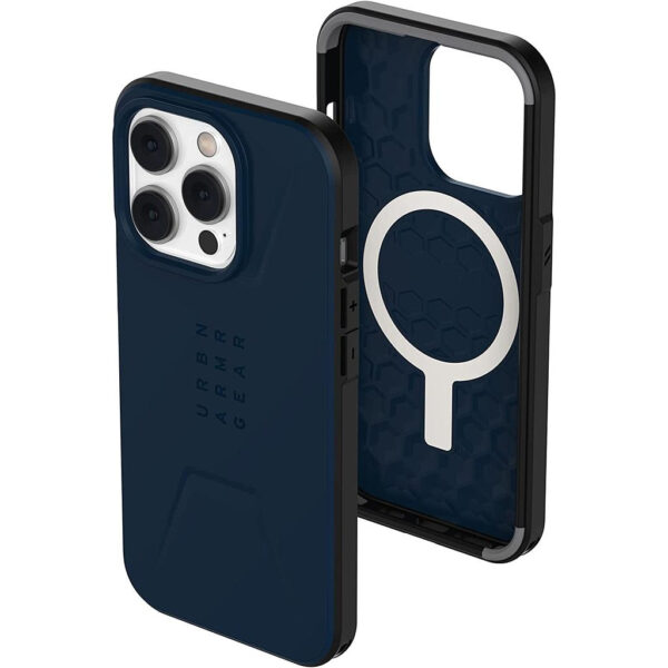 Funda Urban Armor Gear Civilian Magsafe para Apple Iphone 14 Pro Max Azul Usada - Imagen 2