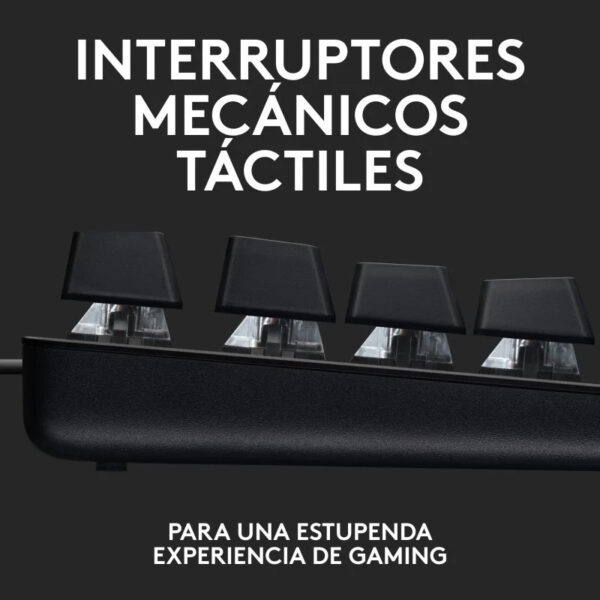 Teclado Mecánico Gaming Logitech G413 SE Retroiluminado en español (ñ) Usado - Imagen 2