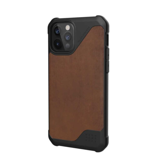Funda Urban Armor Gear Metropolis LT Leather para Apple iPhone 12 Mini marrón - Imagen 4